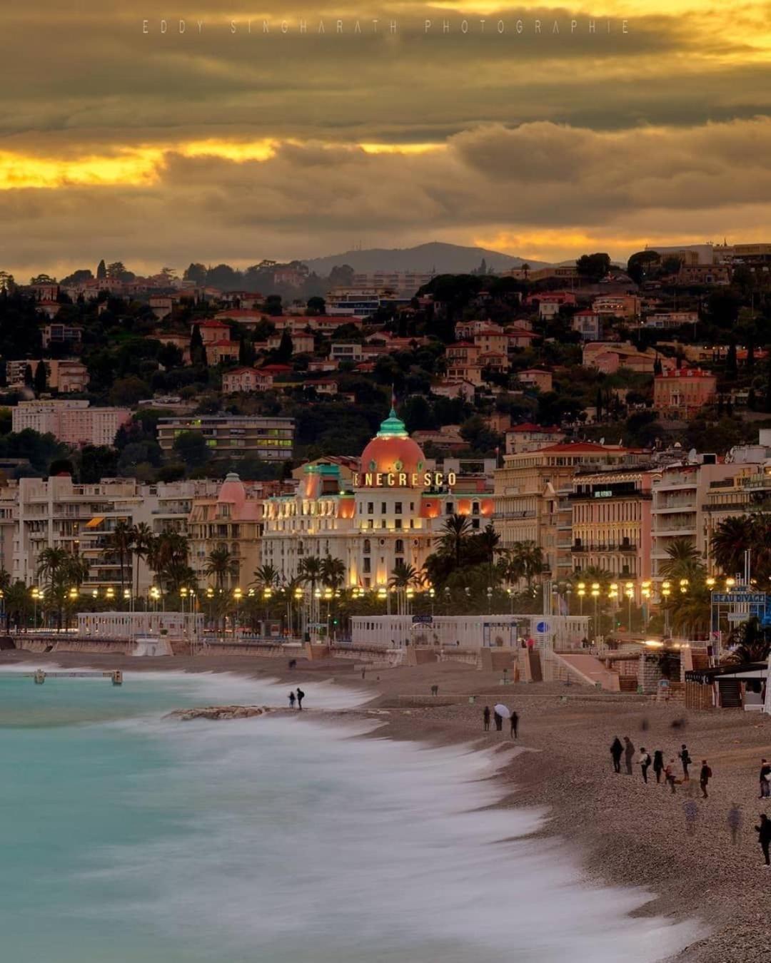 Vacance Nice Vue Mer Panoramique Esterno foto